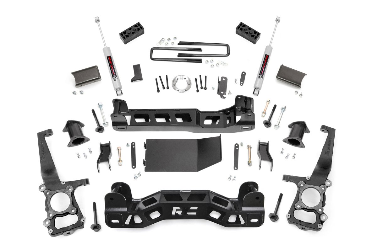 Ford F-150 Suspension Lift Kit - Rough Country - 4 Inch Lift - '11-'13